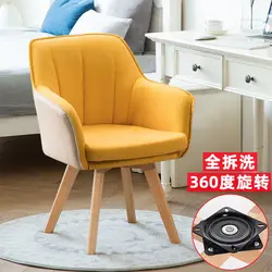 Silla nórdica minimalista de red roja para estudiantes, asiento de escritorio de madera maciza, silla de salón con respaldo, para dormitorio