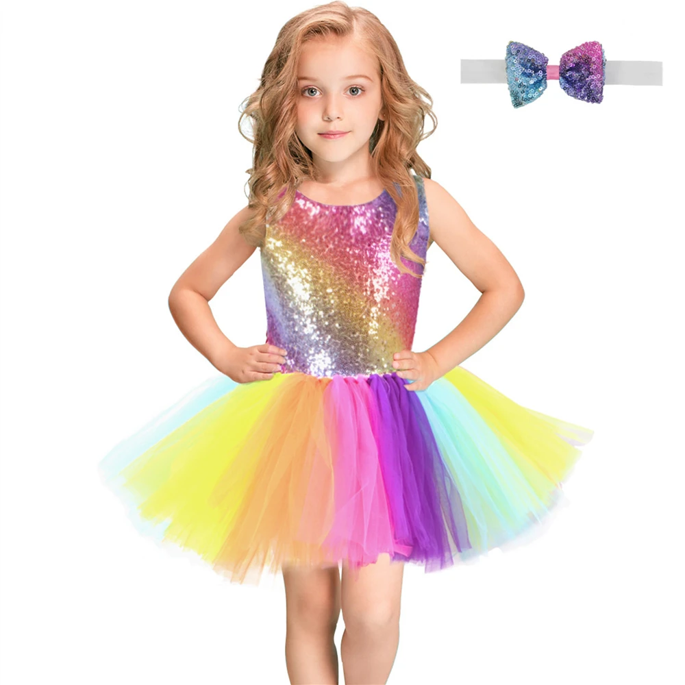 Leuk vinden zondaar rijkdom Regenboog Pailletten Tutu Jurk Voor Kinderen Mode Backless Mouwloze Tule  Jurk Meisjes Kleding Kleurrijke Kinderen Meisje Feestjurk 2 8|Jurken| -  AliExpress