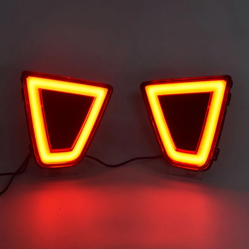 

Car Multi-Functions LED Rear Bumper Light Fog Lamp Brake Light Reflector for Honda Fit Jazz 2014 - 2016