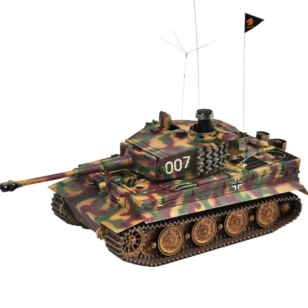 HOOBEN 1:16 немецкий Tiger I Late Wittmann RC Танк RTR мастер камуфляж погодование + фигурка