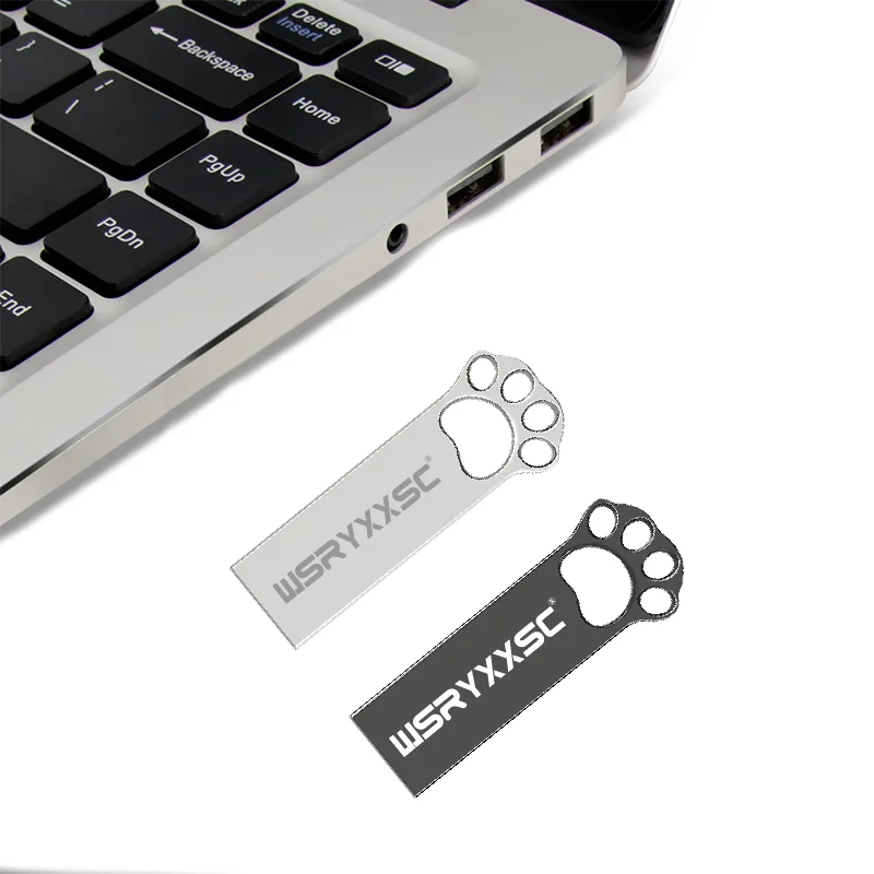 Милый металлический usb флеш-накопитель 16 ГБ, Водонепроницаемая usb память 8 ГБ 32 ГБ, реальная емкость 128 ГБ, высокоскоростной флеш-накопитель 64 ГБ 4 ГБ