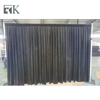 

Heavy duty pole adjustable pipe and drape backdrop event decor room divider