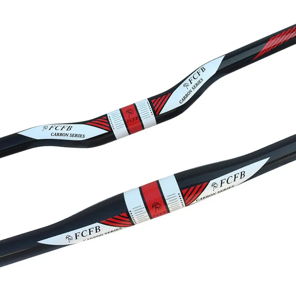FCFB 3K Glassy T800 Carbon Fiber Handlebar for MTB Bicycle