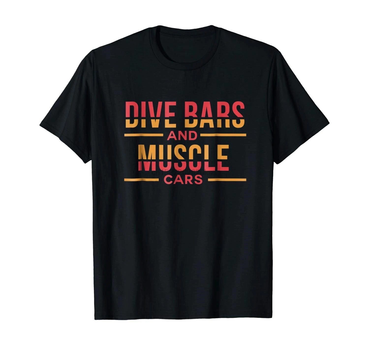 Dive Bars and Muscle Cars футболка 70s Inspired Tee (2) |