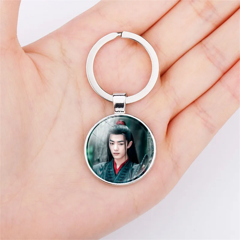 Wei WuXian Lan WangJi CHEN QING LING glass брелок с драгоценностью UNTAMED Xiao Zhan Wang Yibo брелок кулон вентиляторы коллекция подарки