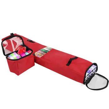 

Christmas Gifts Wrapping Paper Storage Bag Rolls And Ribbon Holder Heavy Duty Tear Proof Christmas Gift Wrap Storage Organizer