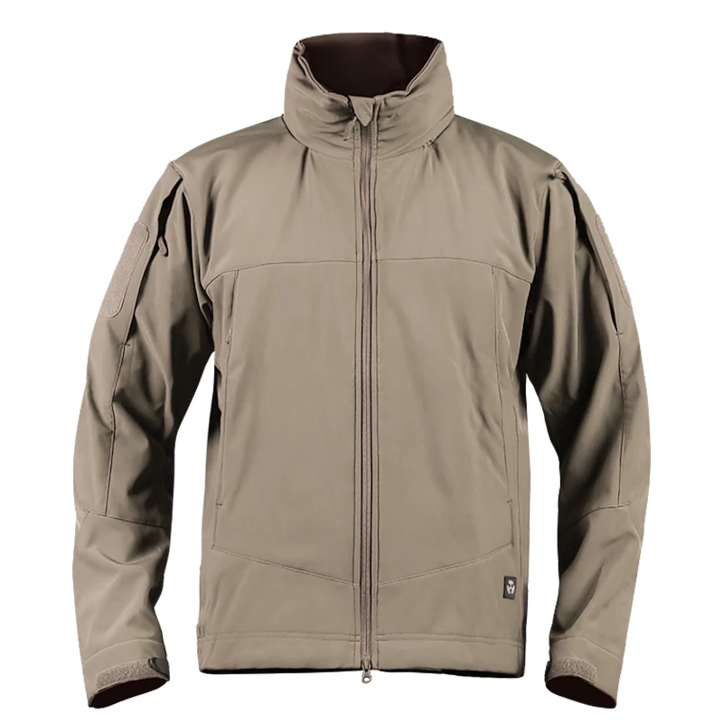 Thin khaki Уличная спортивная софтшелл TAD тактическая водонепроницаемая куртка наборы мужская камуфляжная охотничья одежда военная куртка для кемпинга пешего туризма Джек - Цвет: Thin khaki
