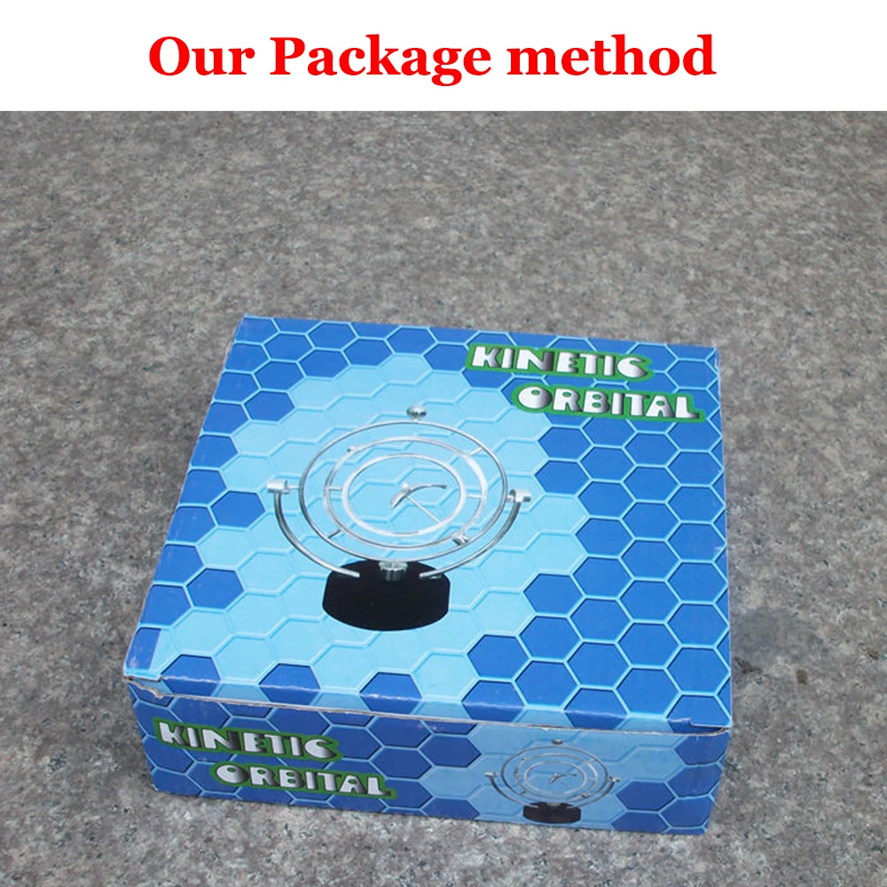 Rotation Perpetual Motion Swing Celestial Globe Newton Pendulum Model Kinetic Orbital Revolving Gadget Home Decor Craft Ornament