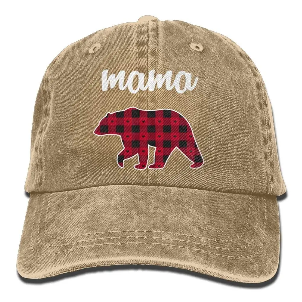 Mama Bear джинсовая кепка регулируемая Женская Бейсболка|Мужские бейсболки| |