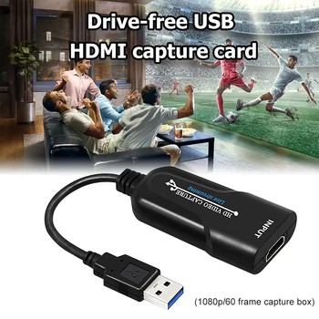 

hdmi usb video capture card hd game capture for PS4 Video Grabber Record Box without Driver Required hdmi hd capture card