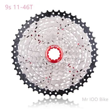

MTB 9s 11-46T Cassette 9s Sprockets Cassette Flywheel K7 Relationships Compatible with M430 M4000 M590 Mountain Bike Flywheel