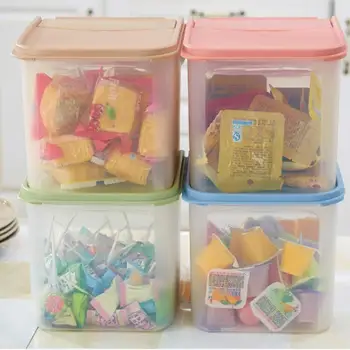 

PP Collecting Tank Kitchen Sealed Box Food Storage Barrel Grain Measuring Cup Dessert Cereal Bean Environmental Practical