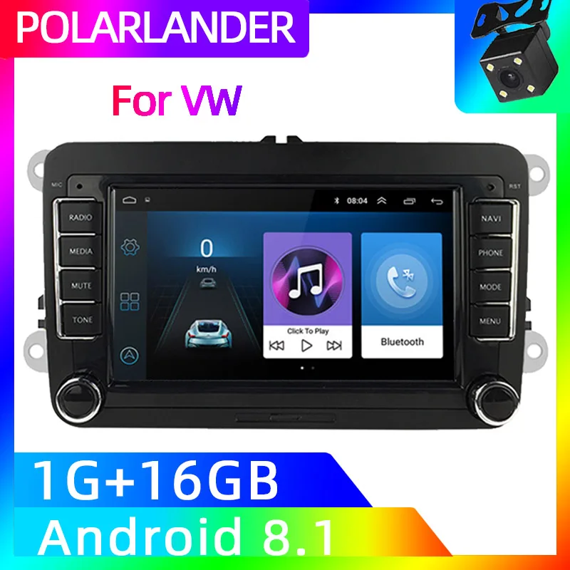 Зеркало с Навигатором GPS Link 2 Din автомобильный стерео приемник для Ford Canbus для VW Polo Volkswagen Passat мультимедиа для Android 7002VW