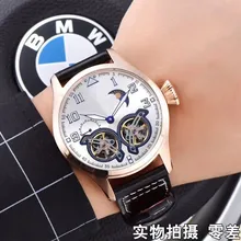 A10453 мужские часы Топ бренд подиум Роскошные европейский дизайн автоматические механические часы