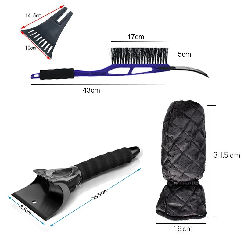 Grattoir à Glace Et Brosse à Neige 2 En 1 – Alliage Aluminium, Poignée Ergonomique – Pour Voiture, SUV - 10