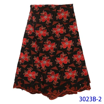 

High End African Party Lace African Lace Fabrics Swiss Lace Fabric Dry Lace For Party Cloth Nigeria Soft Cotton Fabric GD3023B-2