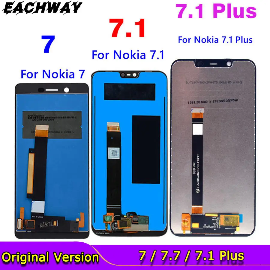 7 1 ЖК-дисплей для 5 2 &quotNokia N7 Дисплей с сенсорным экраном Экран планшета Ассамблеи