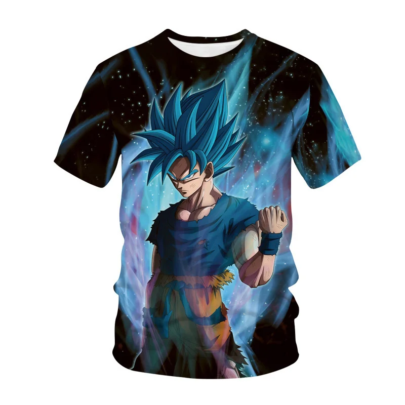 t shirt kid size Dragon ball Z Goku Kids Clothing Tops Boy T-shirt Game 3D Print T Shirts Funny Anime Short Sleeve Tee Baby Girls Tshirt B04 t-shirt cartoon	