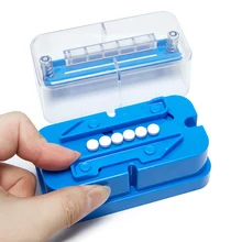 1 Pc Square Box Pill Cutter Tablet Cutter Pill Cutter Medicine Splitter Box Storage Cutter Divider Easy to carry Pill Holder