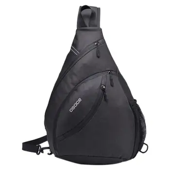 

Waterproof Outdoor Shoulder bag Men Large Capacity Wear-resistnce Casual Zipper Concise Travel Running Bag