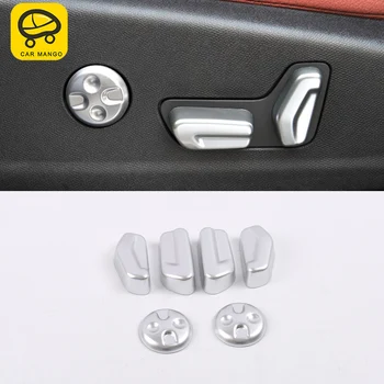 

CARMANGO For peugeot 5008 2017-2020 Auto Car-styling seat adjust button trim Sticker Cover Interior Accessories