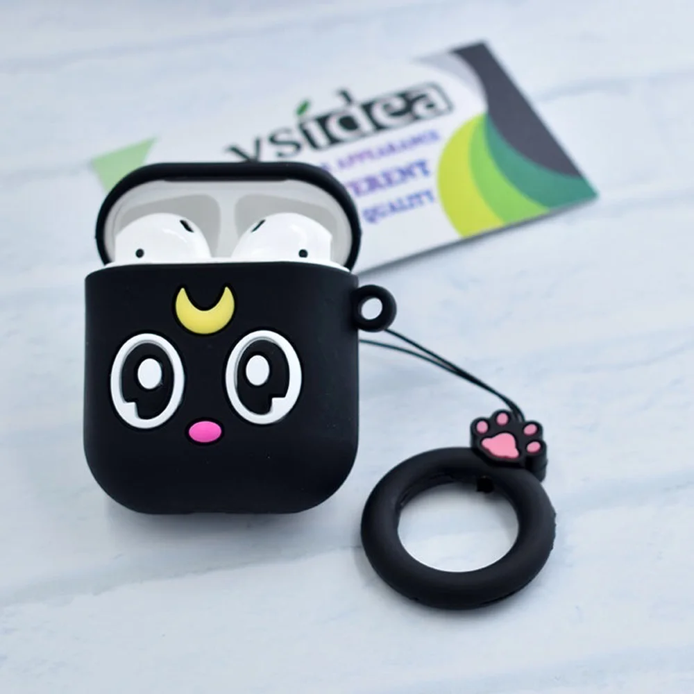 Charging Earphone Case For Air Pods Charging Protective Box Cute Minnie Duck Dog Paw Bags For Apple AirPods 1 2 Headphone Cover - Цвет: GJ0745