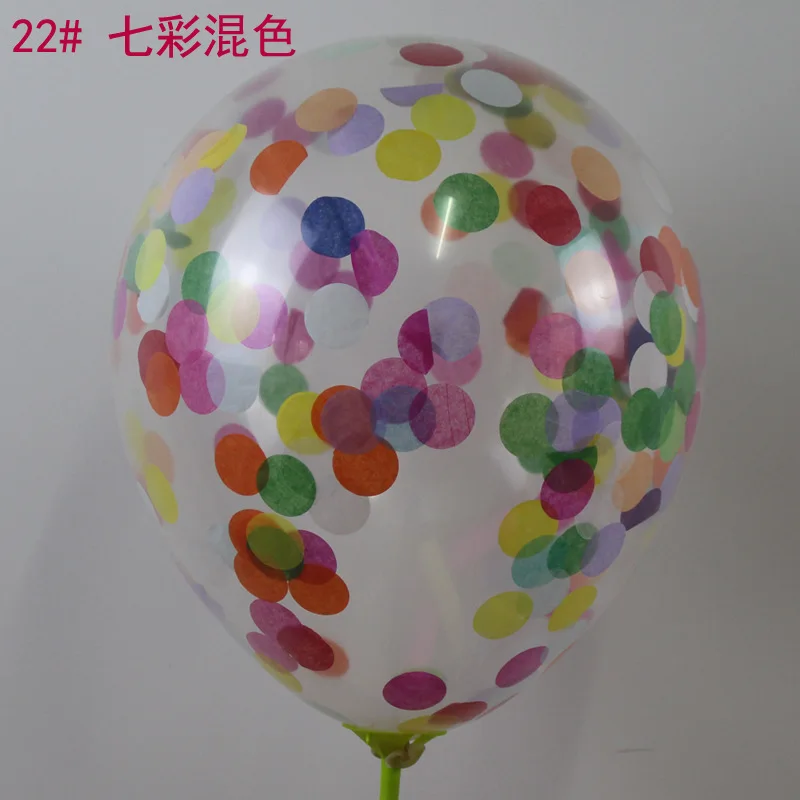Amazon sells 12 inch round transparent emulsion wedding arrangement rose gold heart-shaped star confetti balloons 1bag