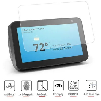 

Tempered Glass Protective Film Guard For Amazon Echo Show 5 Smart Display Speaker Protection LCD Full Screen Protector Cover