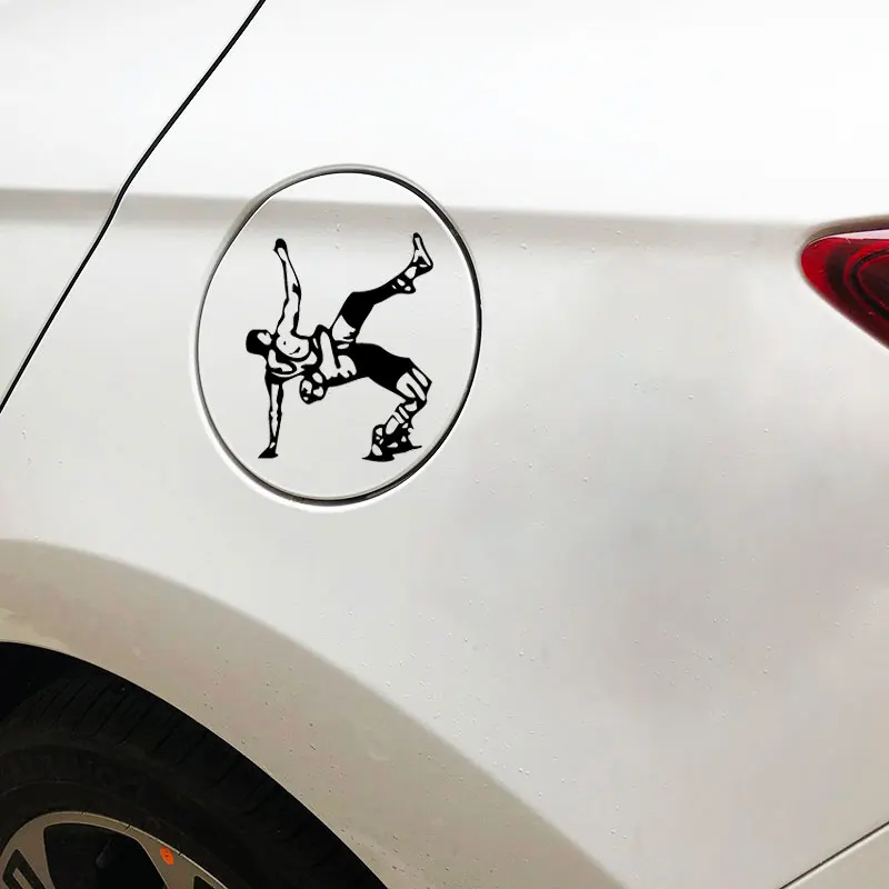 QYPF 13.3*13.5CM Interesting wrestling Decor Stickers Car Styling  Accessories Decals Vinyl C16-0401 - AliExpress