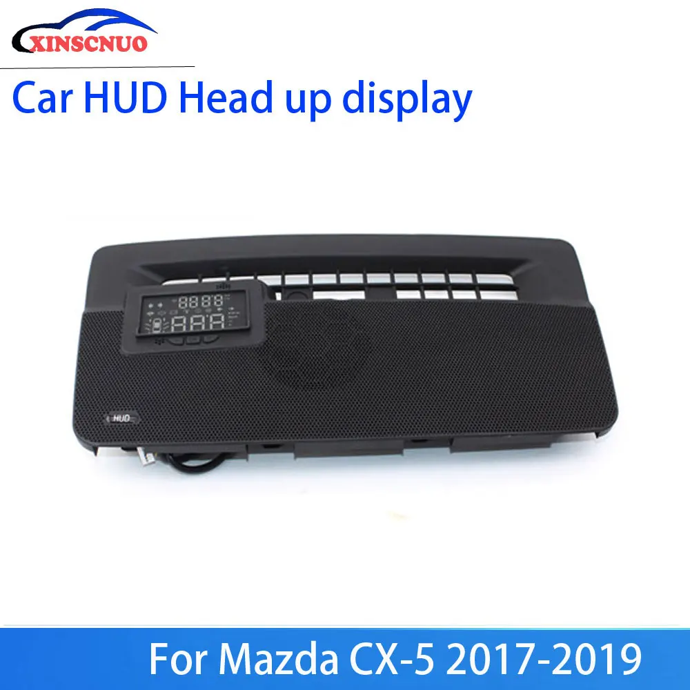 

Автомобильный HUD Дисплей для Mazda CX-5 2013 2014 2015 2016 2017 2018 2019 OBD проекционный Спидометр бортовой компьютер
