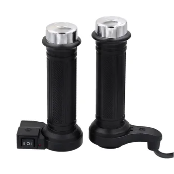 

Motorcycle 22mm Electric Hand Heated Grips Molded Grips ATV Warmers Adjust Temperature Hot Handlebar