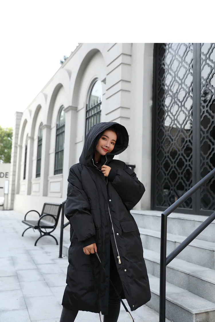 Пуховик Dongdaemun INS, пуховик, хлопковая стеганая одежда, зима, стиль, хлопковая стеганая куртка, женская, средней длины, от моря
