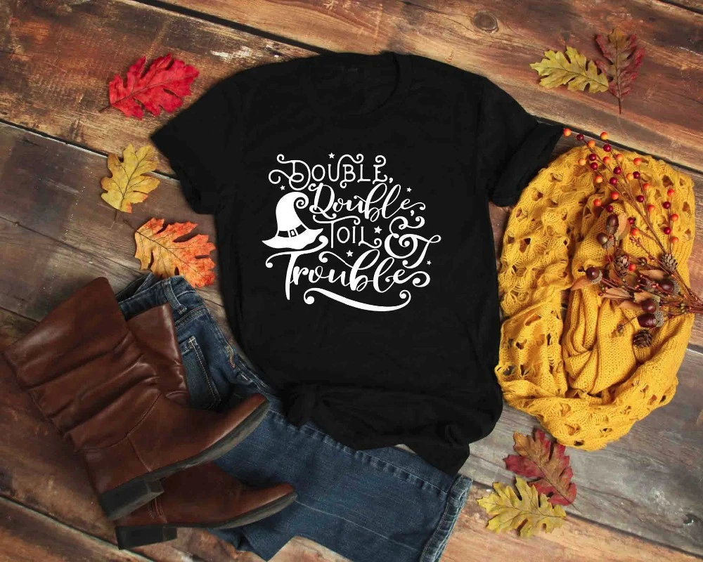 Trouble Shirt Halloween Witch 