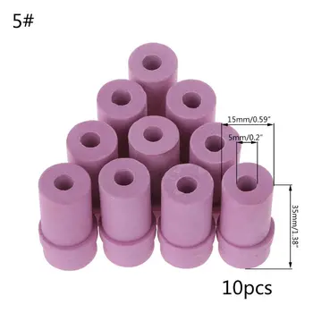 

Drop Wholesale 10pcs Sandblaster Nozzles Air Sandblasting Gun Tips Ceramic Nozzle 5mm 6mm