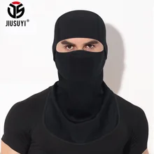 Черная полярная Балаклава из флиса полная защита лица зимняя теплая Военная Кепка велосипедный шлем лайнер головной щит Лыжные маски для сноубординга