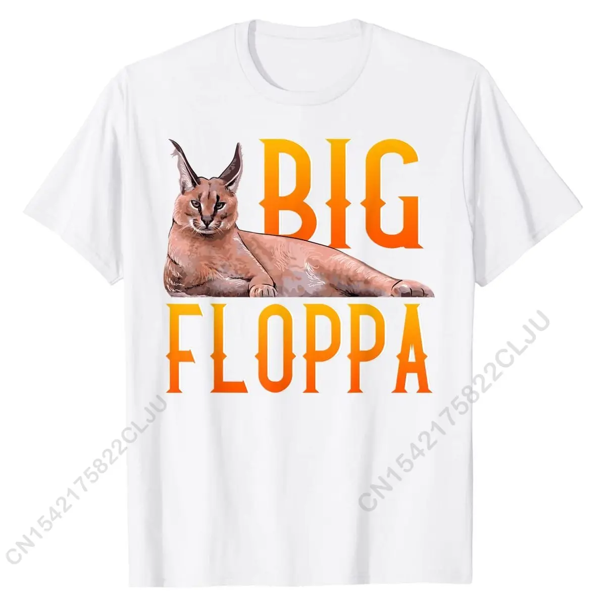 Camiseta Big Floppa Cat Caracal Meme Seu Purr Kitten Meow