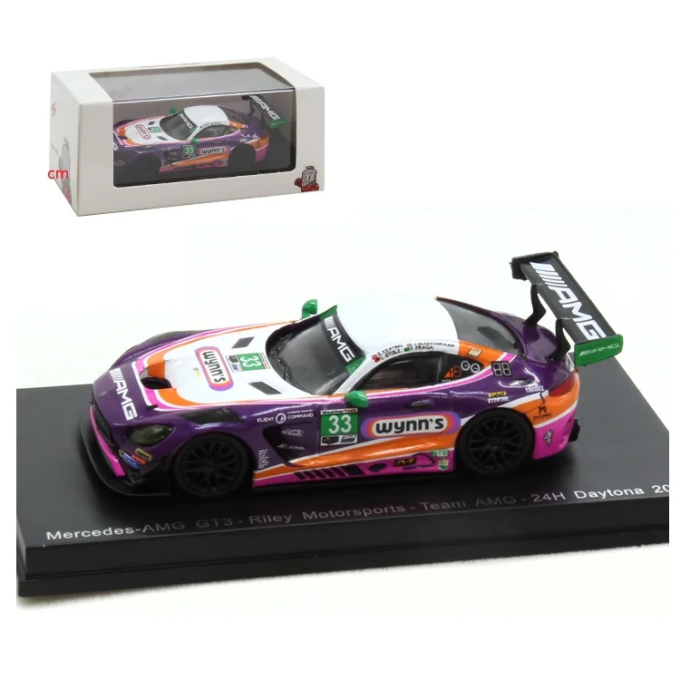 Spark 1:64 AMG GT3 No.33 24H Daytona 2019 Diecast Model Car | Игрушки и хобби