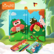 Infant Baby Cloth Books Early Learning Educational Toys with Animals Wing Soft Cloth Development Books Baby Rattles jouet bebe Infant Baby Cloth Books Early Learning Educational Toys with Animals Wing Soft Cloth Development Books Baby Rattles jouet bebe
