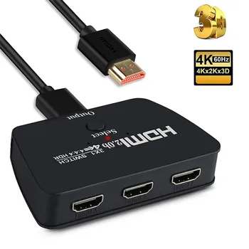 

Full HD 1080P 4K*2K HDMI Switch 3 in 1 out Support HDMI 2.0 HDCP 2.2 Color format RGB (YUV:4:4:4)