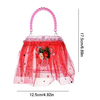 

2Pcs/Set Little Girls Luminous Handbag Bag Dress up Pretend Purse Role Play Toy GXMB