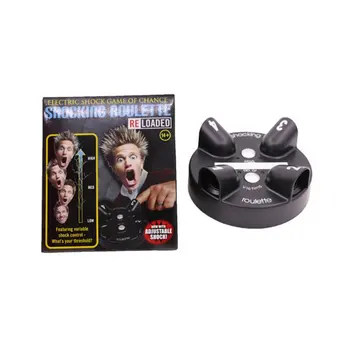 

Funny Lucky Electric Finger Game,Children Electric Shocking Roulette,Lie Detector,Punishment Props,Party Game Tricky Toy ABS /