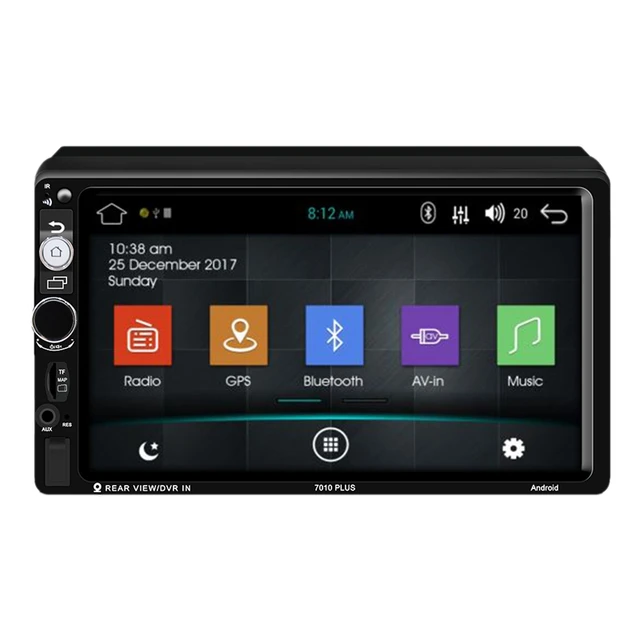 $US $79.88 Android 8.1 Car Radio Gps Navigation 2 Din Car Radio 7 Inch Car Mp5 Multimedia Player FM AM RDS Rad