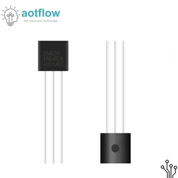 

10pcs/Lot DS18B20+ DS18B20 18B20 TO92 Quantity temperature sensor arduino stm stm8 stm32 esp esp32 aotflow