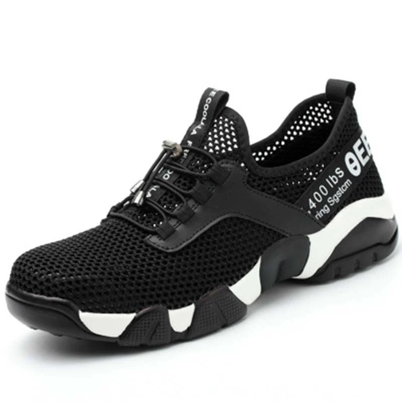 Safety Shoes Men Shoes Men Women Steel Toe Work Safety Shoes Lightweight Breathable Reflective Casual Sneaker Prevent piercing Women Protective boots