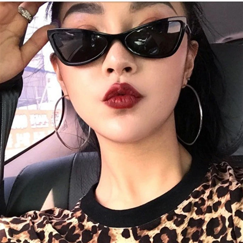 Новые Винтажные Солнцезащитные очки кошачий глаз женские милые сексуальные