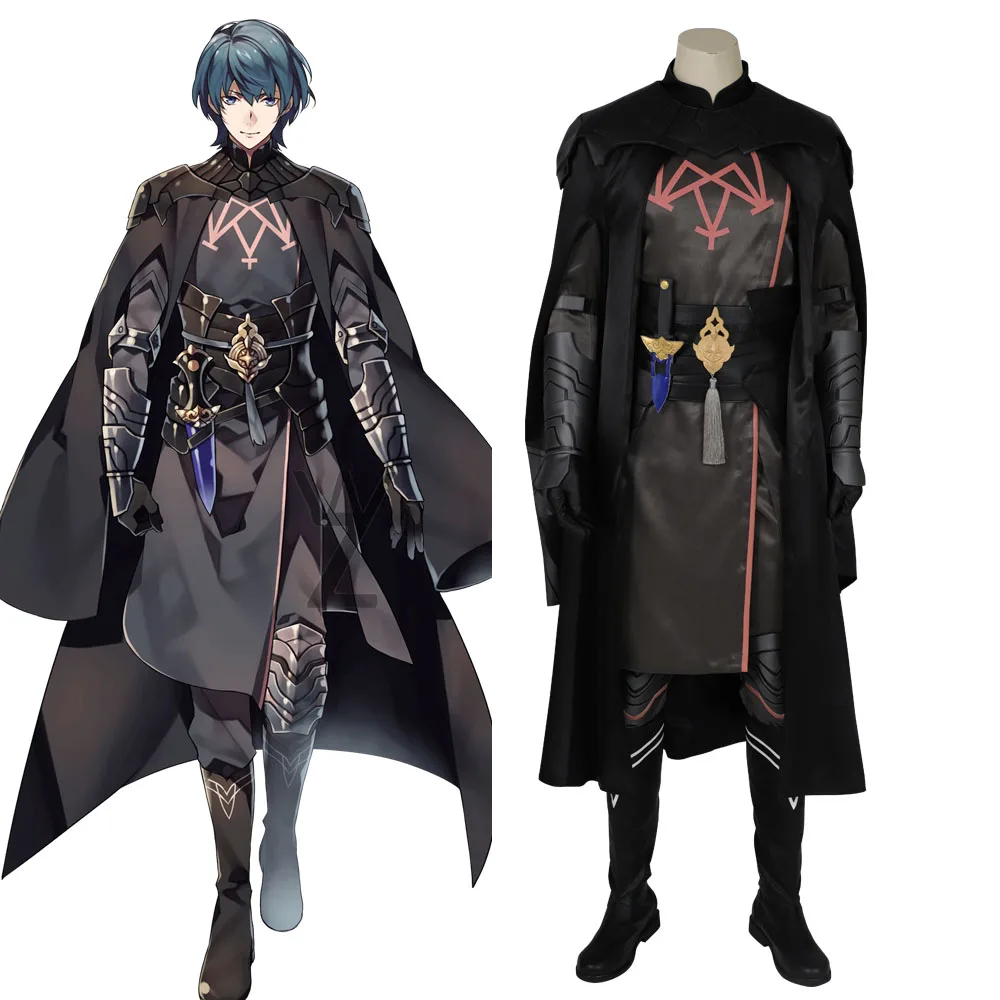 Byleth Косплей костюмы на Хэллоуин для мужчин Взрослый огонь эмблема три дома