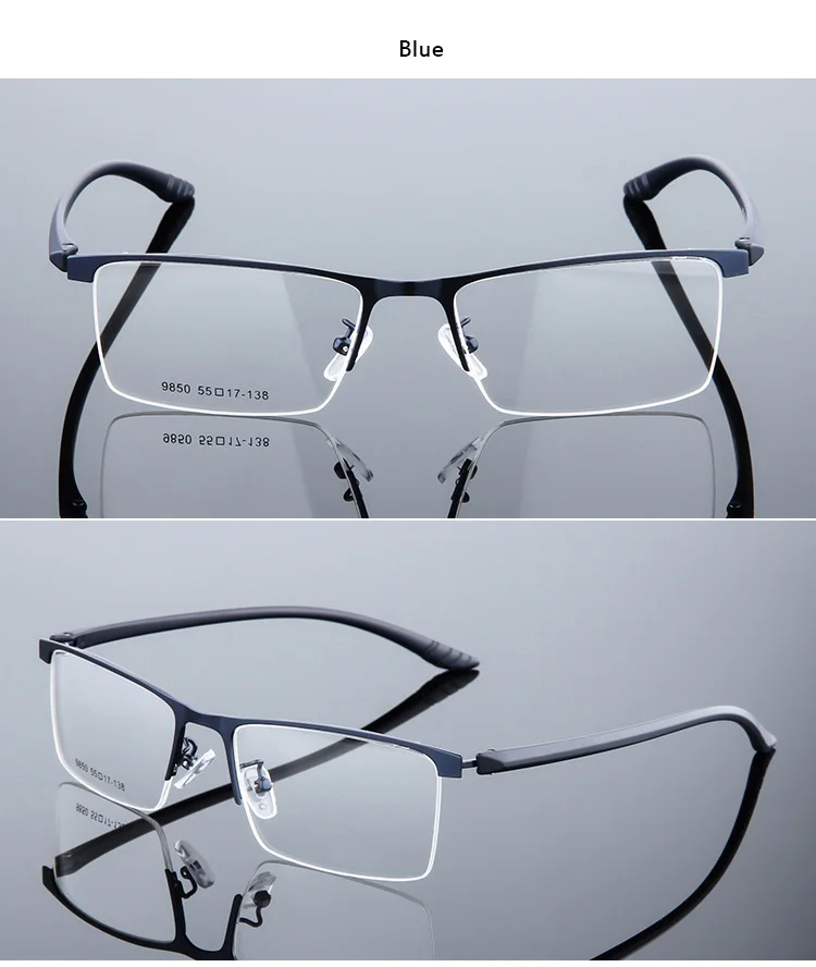 Brand New Men Square Glasses Frame Fashion Male Business Eyewear Clear Optical Myopia Eyeglasses Prescription Spectacles Frames