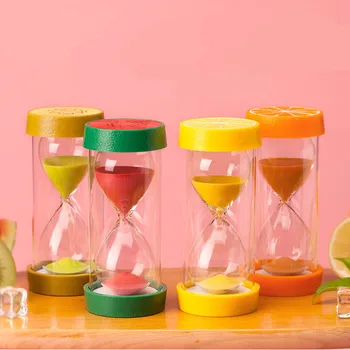 

Fruit Sand Clock Hourglass 5/10/15/20/30 Min Sand Watch Sandglass Timer Clock Home Desk Ornaments Decoration Children Gift