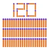 120Pcs Mega for Nerf 9.5cm Red Sniper Rifle Darts Bullets Mega Foam Refill Darts Big Hole Head Bullets for N-Strike Mega Series 1