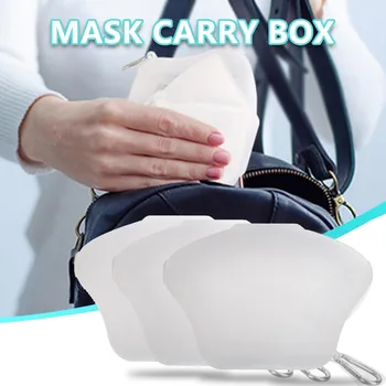 

Portable 3pcs Masks Organizer Dustproof and Moisture-Proof Cleaning Box Filter Mask Box Available in multiple colors 911